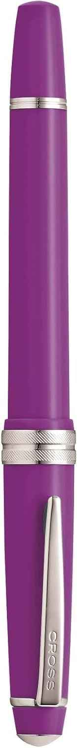 Bailey Light Polished Purple Resin Rollerball Pen