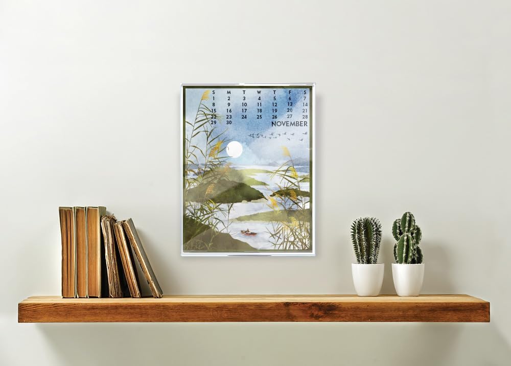 Linnea Design 2026 Poster Calendar 11 x 14" Artwork by Johanna Riley
