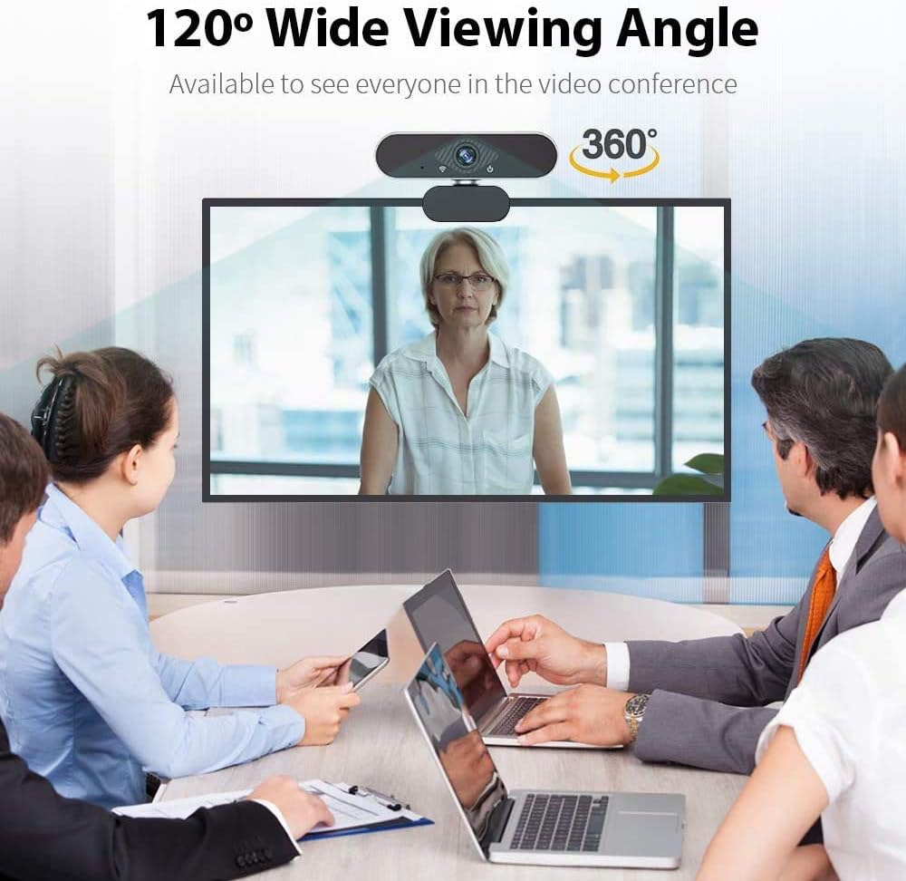 easyday 1080P HD Webcam with Microphone, Streaming Computer Web Camera for Laptop/Desktop/Mac/TV, USB PC Camera for Video Calling, Conferencing, Gaming