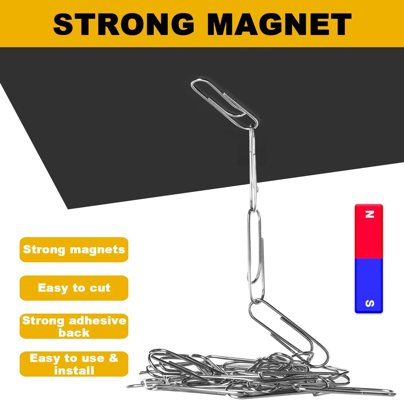 Magnetic Adhesive Sheets, 4x6 inch,12 Pack, Flexible Magnet with Self Adhesive Backing for Crafts and Pictures.(4x6 Inch)