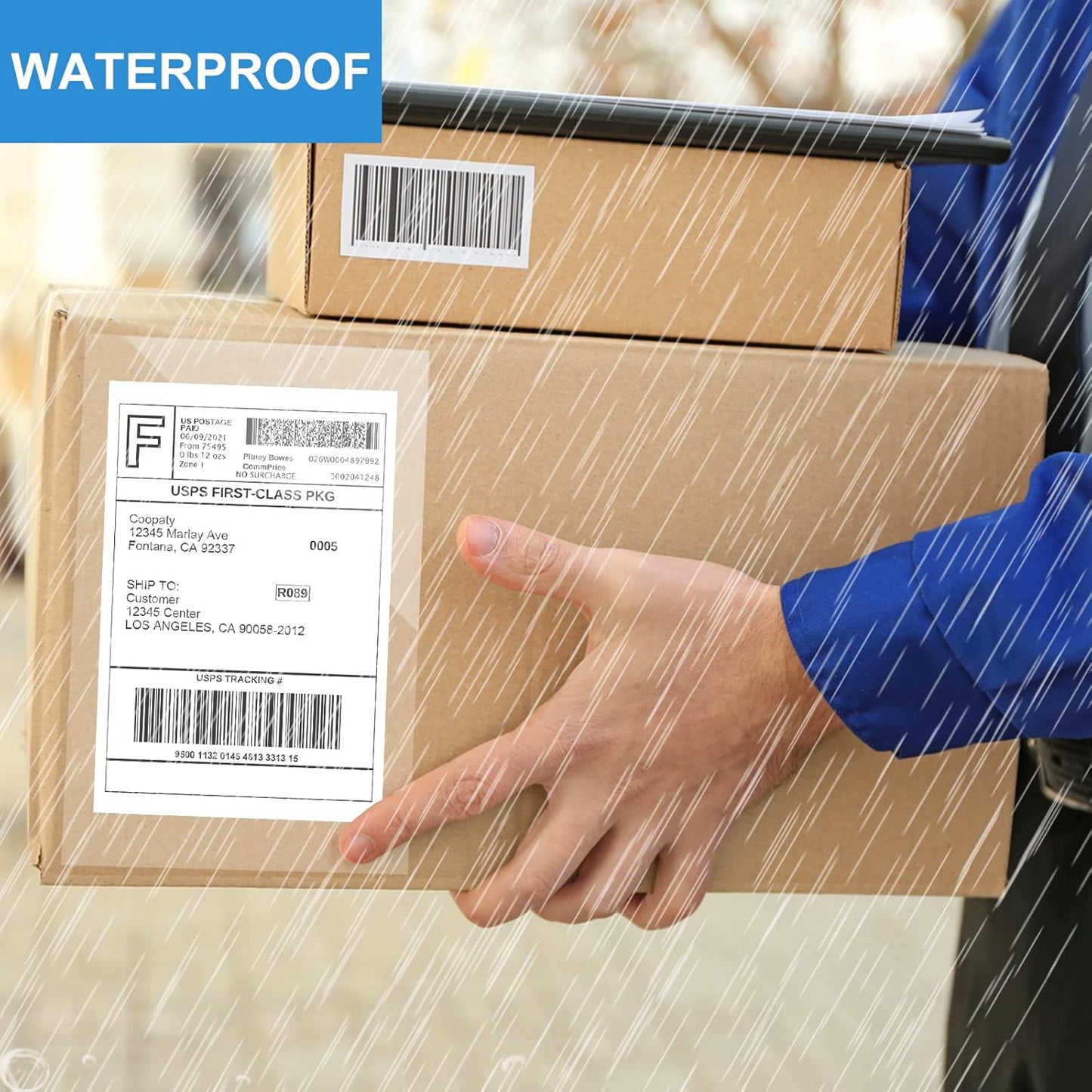 Coopaty Packing List Envelopes 7.5"x5.5" Pouches Invoice Enclosed Adhesive Bags (500 Pack)