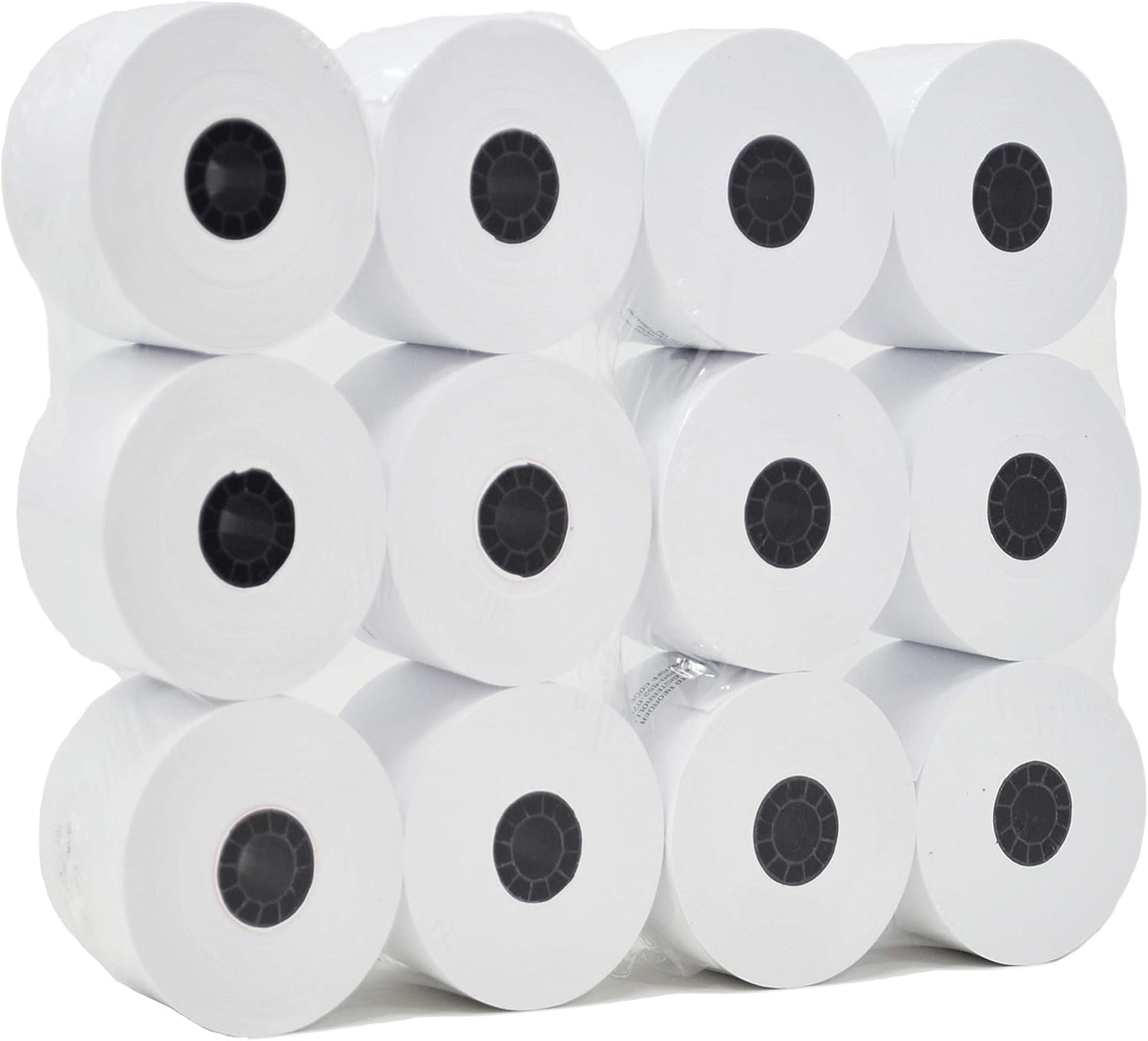 (2 Packs of 5 Rolls) 2 1/4 x 150 ft White Adding Machine Tape Paper (10 Rolls - 50 GSM) Premium One Ply Register/Adding Machine/Calculator Paper Rolls Printing Calculator 10 Key