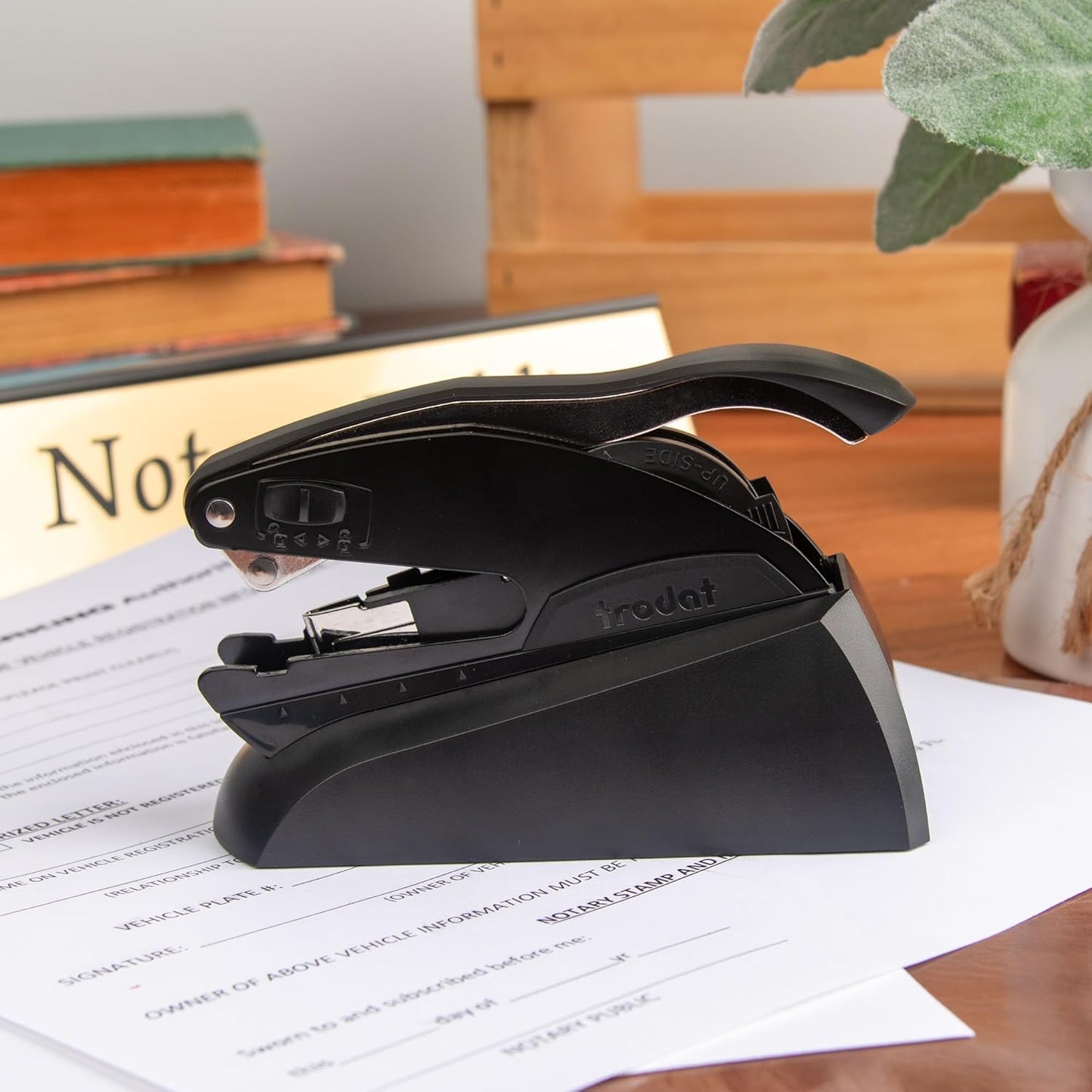 Michigan Round Notary Embosser | Official State Embosser | Official Seals | Meets State Specifications (Michigan, Round Embosser)