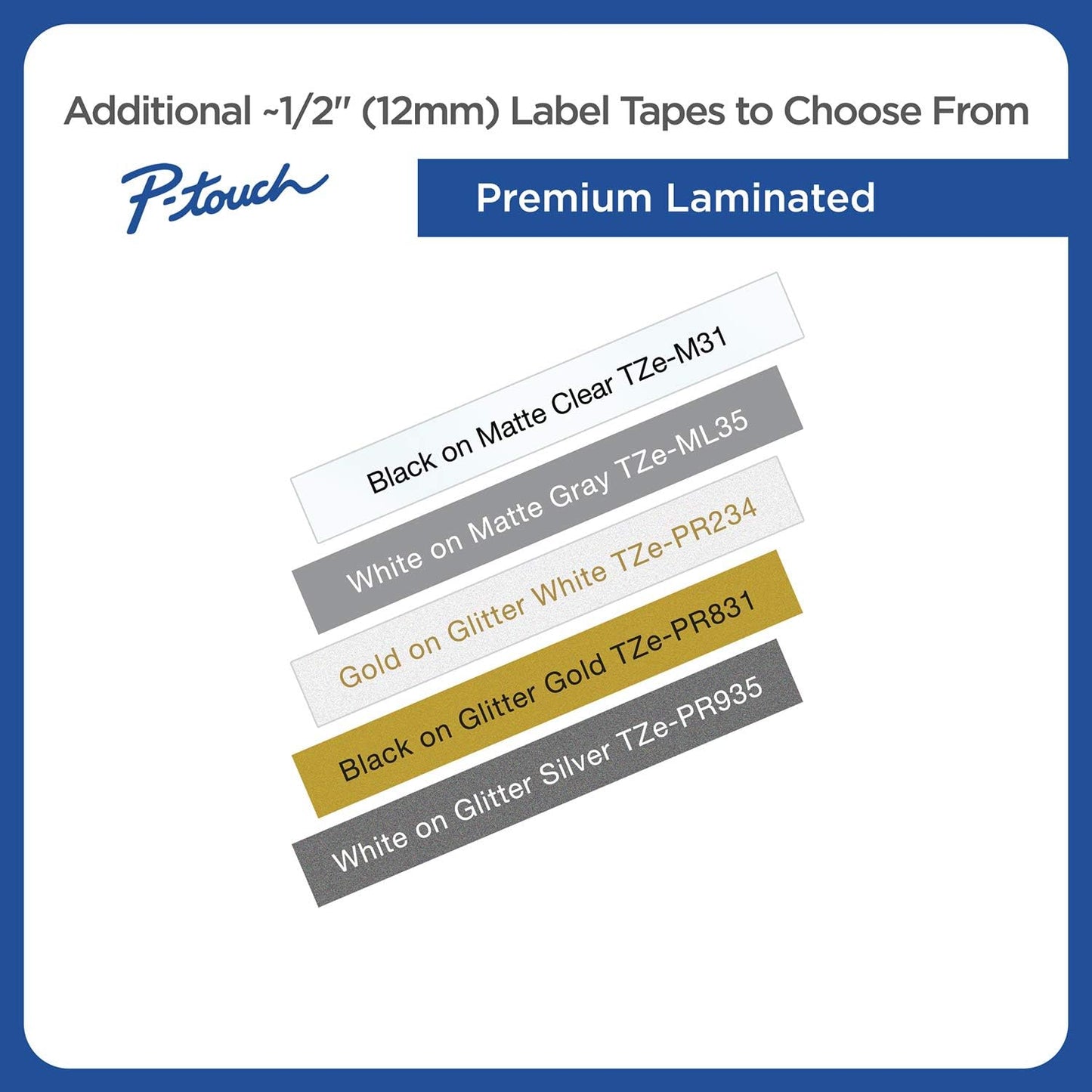 Brother Genuine P-touch TZE-MQG35 Tape, 1/2" (0.47") Wide Standard Laminated Tape, White on Lime Green, Laminated for Indoor or Outdoor Use, Water-Resistant, 0.47" x 16.4' (12mm x 5M), TZEMQG36