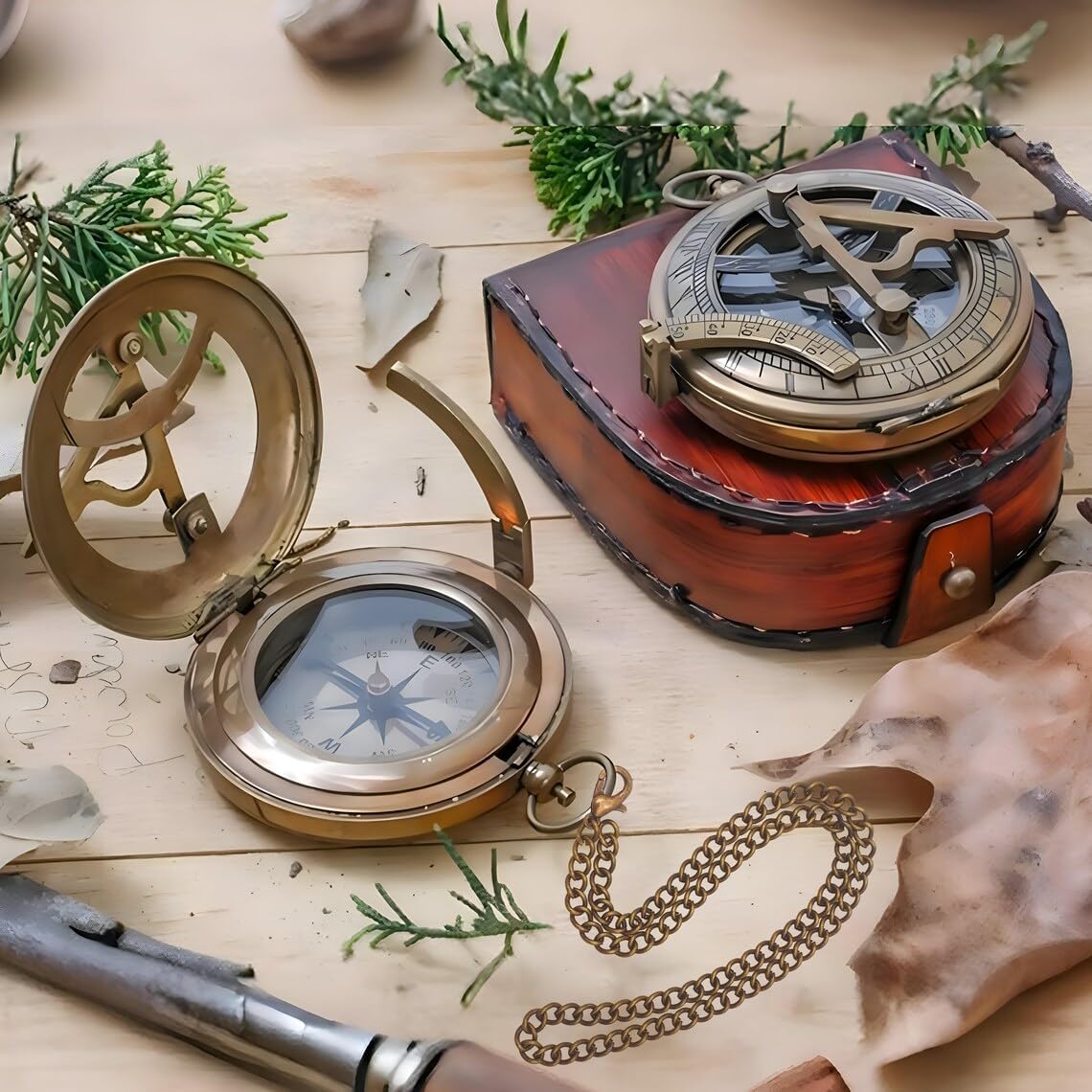 Personalized Compass Gifts, Engraved Custom Sundial Clock, Wedding Gift, Groomsmen Gift, Keepsake, Christmas, Baptism, Graduation, Boy Scouts, Anniversary, Fathers Day, Mothers Day