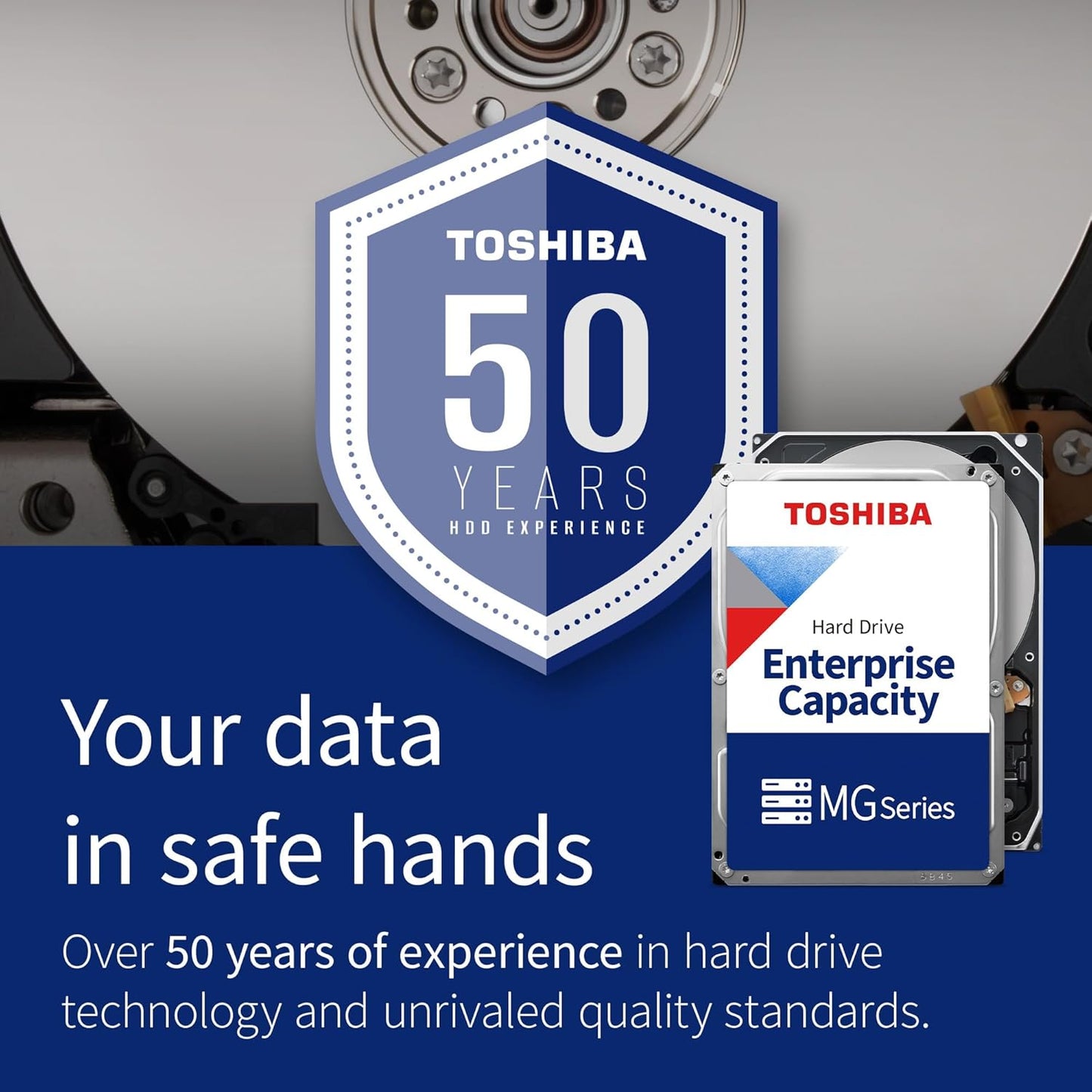 Toshiba 14TB SATA 512e 256MB Cache 7200RPM 3.5" SATA 6.0Gb/s Enterprise Hard Drive - MG07ACA14TE (Renewed)