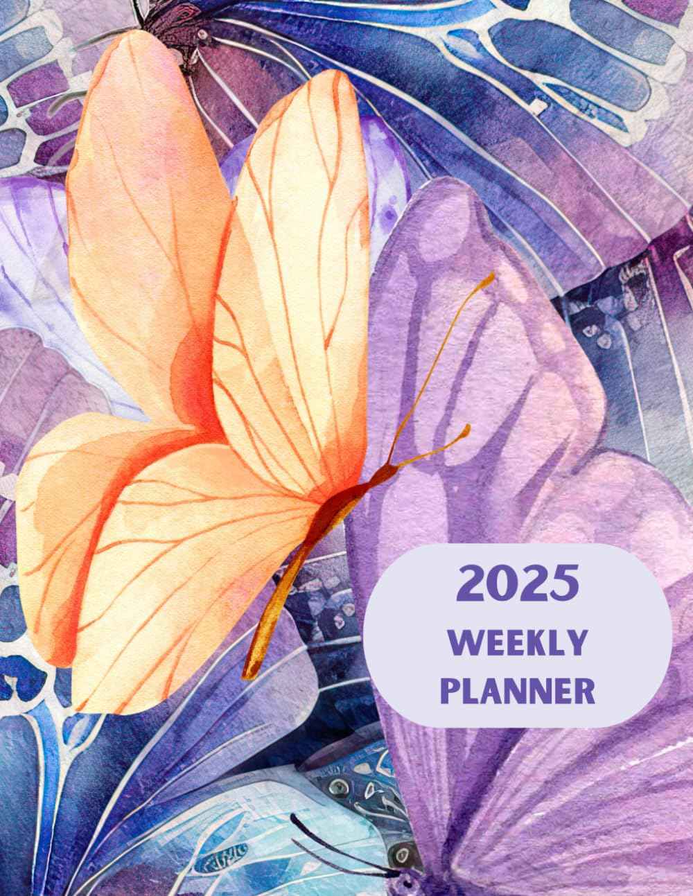 2025 Weekly Planner: Undated Notebook for Home and Work with Weekly Goals, To-Do List and Contact List