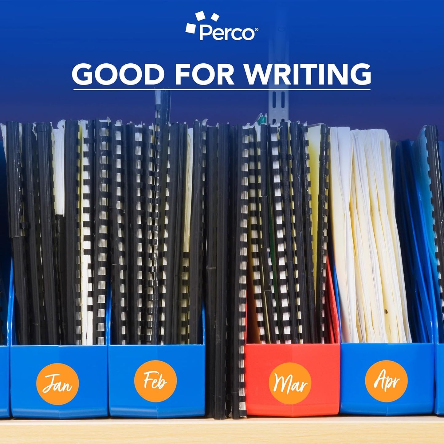 Perco Fluorescent Orange 2-Inch Round Circle Dot Sticker Labels with Easy Peel Perforation - 500 Labels per Roll - Strong Adhesion, Vibrant Colors for Organizing, Crafting & More - Made in USA