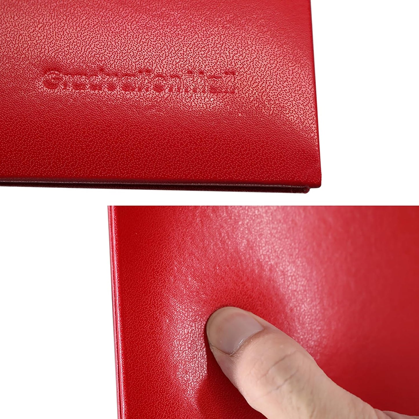 GraduationMall 8.5"x11" Smooth Padded Diploma Cover Certificate Holder Red,12-Packs