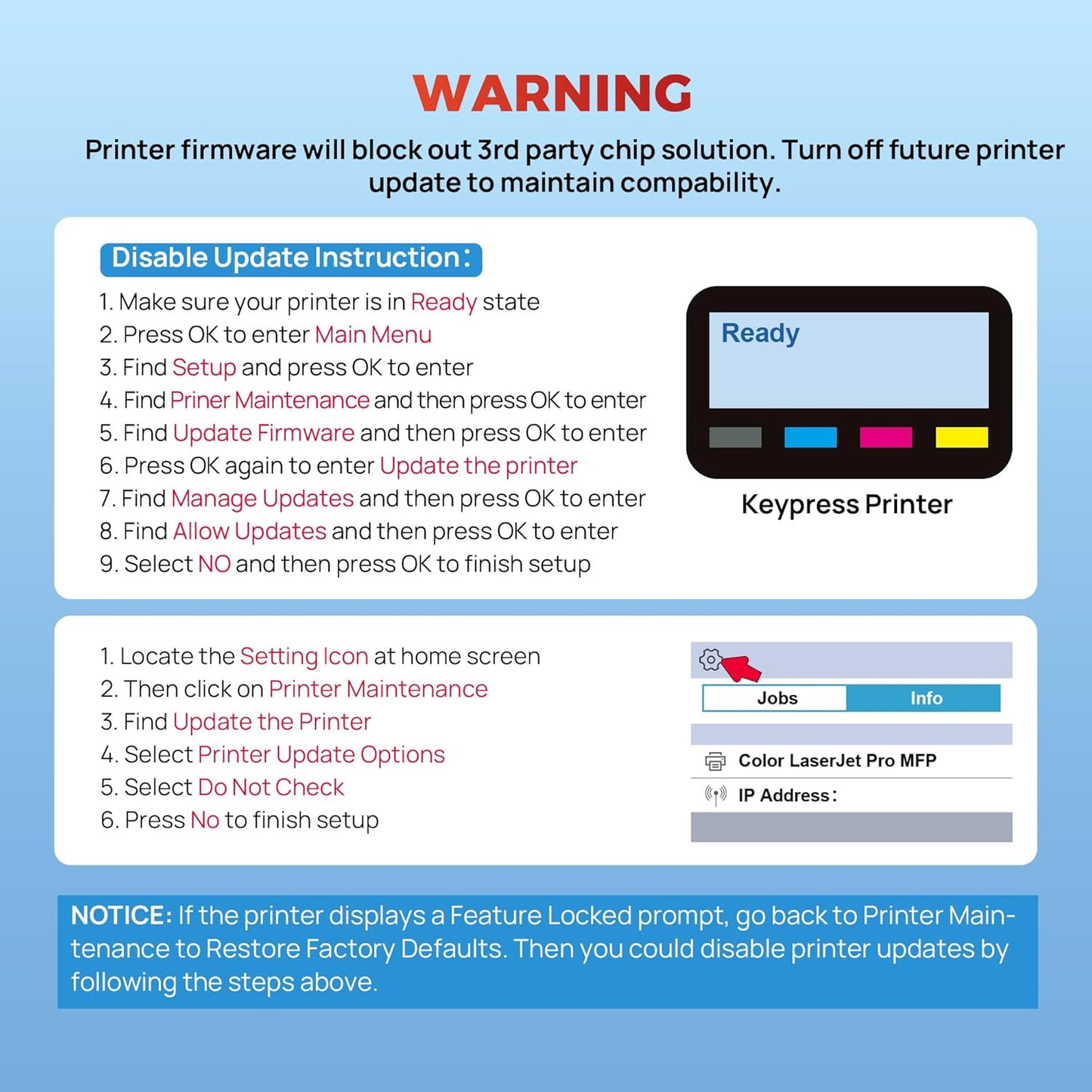 206A Toner Replacement for HP 206A Toner Cartridges 4 Pack - 206X Toner Compatible with HP Color Laserjet MFP M283fdw Toner Cartridges M283cdw M283fdn M282nw , Pro M255dw M283 Printer Ink W2110A 206A