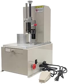 Electric Round Corner Cutter Machine, Foot Pedal High-Speed Corner Rounder with 7 Blades (R3-R9), 1-Second Change Blade, 56 times/min, Ideal for Cardstock/Film/PVC/Leather