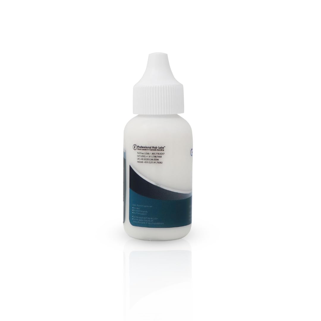 GHOSTBOND Platinum Water Resistant Wig Glue for Extreme Heat - 1.3oz - Hair Replacement Adhesive for Poly and Lace Wigs. Invisible Bonding Hair Adhesive - Strong Hold Lace Front Glue