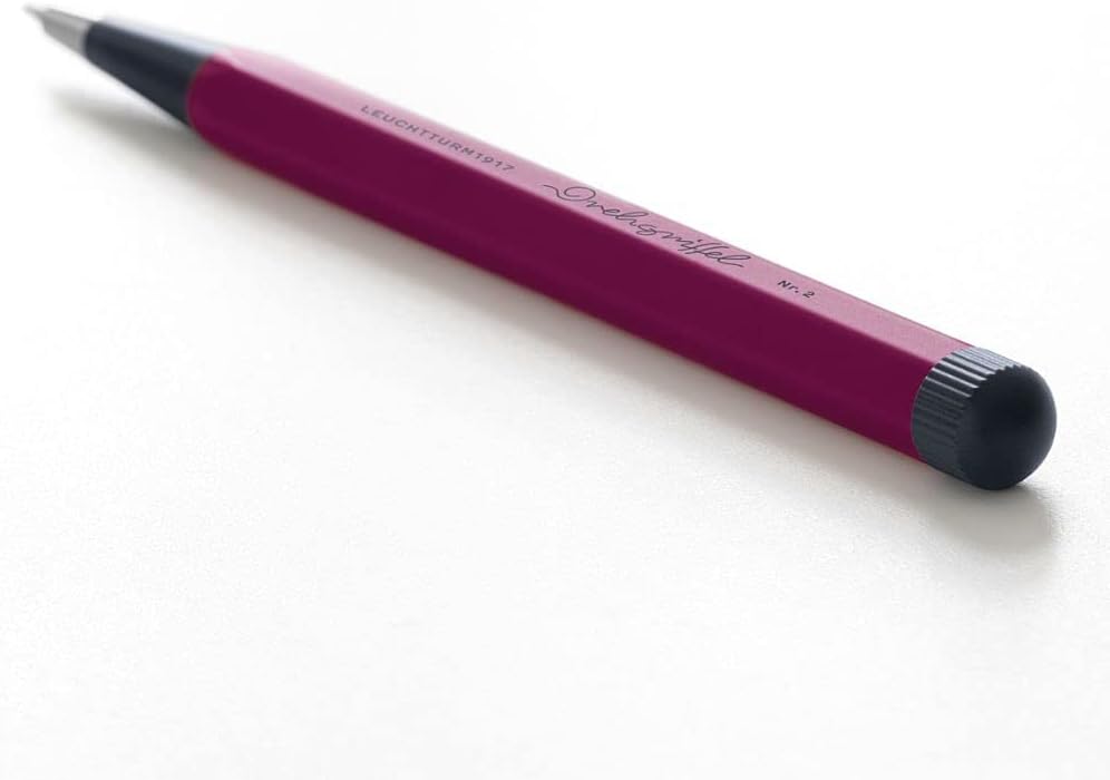 LEUCHTTURM1917 - Drehgriffel Mechanical Pencil - Refillable Writing Stylus with 0.7 mm HB Graphite Lead (Red)