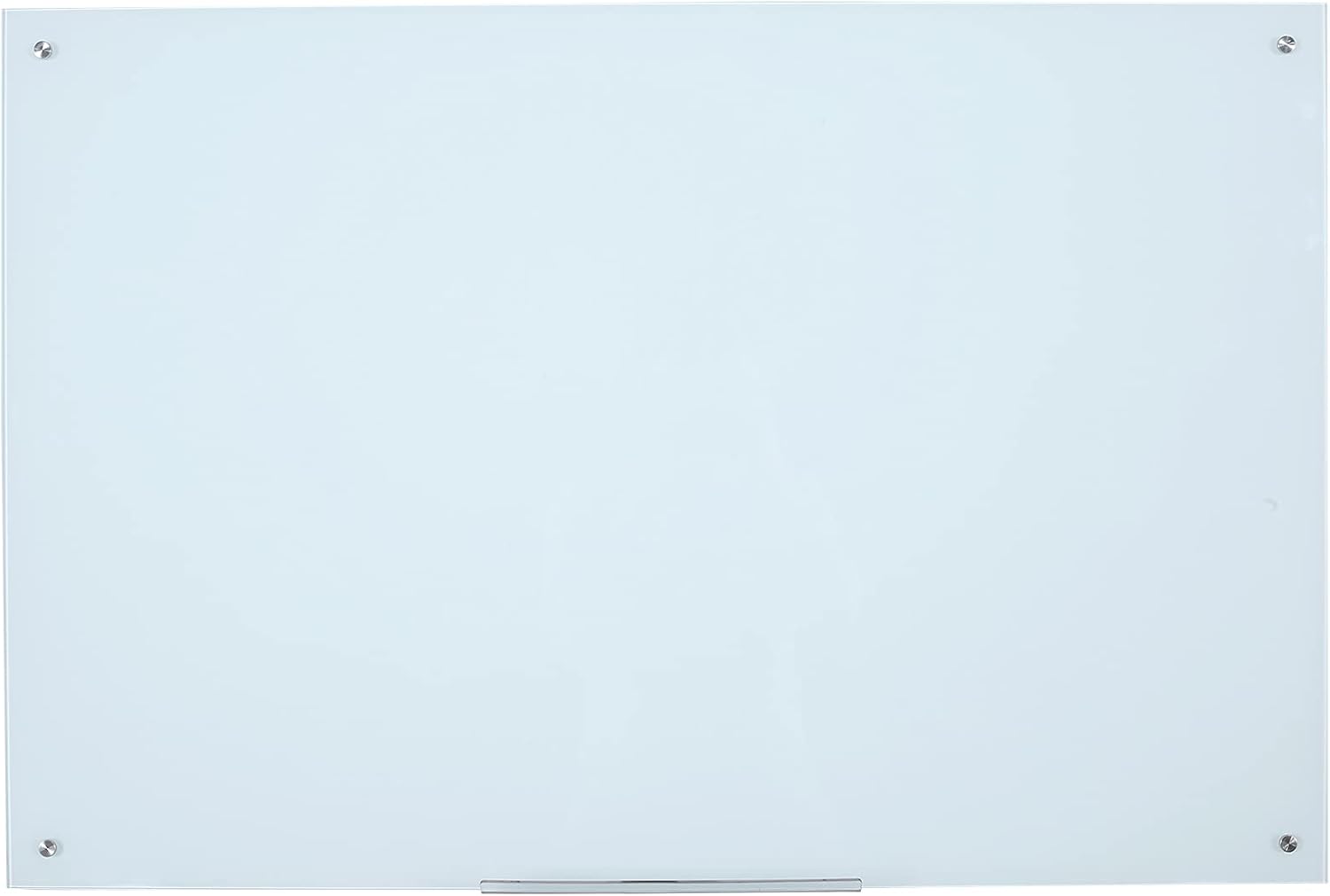 Glass Dry Erase Board - Magnetic Whiteboard with Frameless Mounting, Premium Tempered Glass Surface & Accessory Tray - Perfect for Office, Classroom, or Home (60" x 40") - Lumora Desk