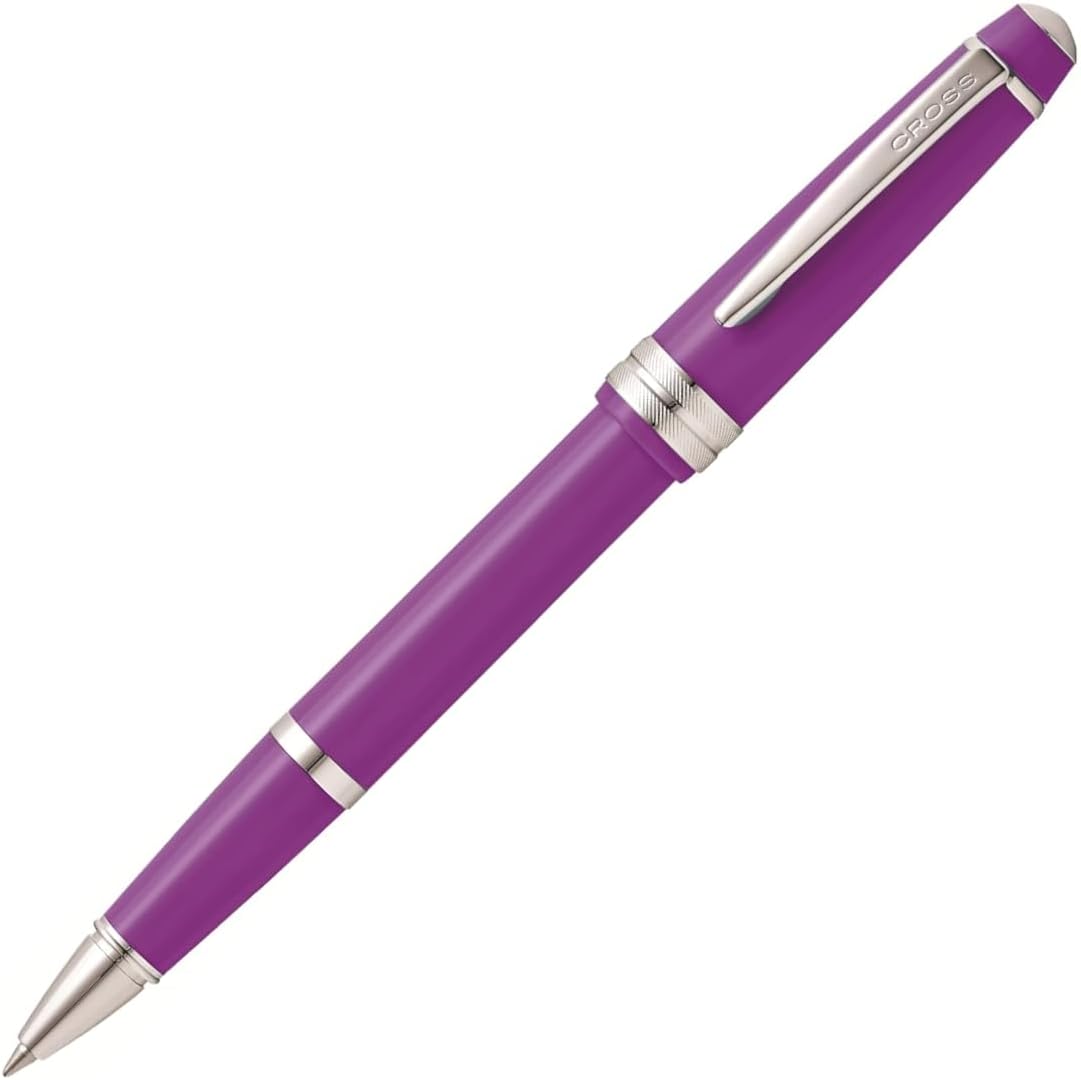 Bailey Light Polished Purple Resin Rollerball Pen