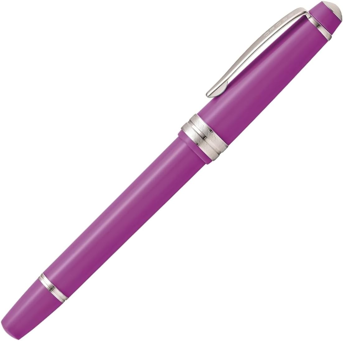 Bailey Light Polished Purple Resin Rollerball Pen
