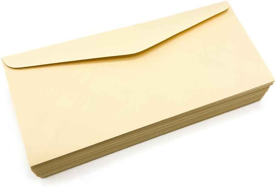Limited Papers (TM) No. 10 Regular Standard Mailing Envelope - Pastel - Soft - 24 Pound (4.8 inch x 9.5 inch) - Announcement, Invoices, Checks, Letters, Contracts, Business Envelopes (Ivory, 500)