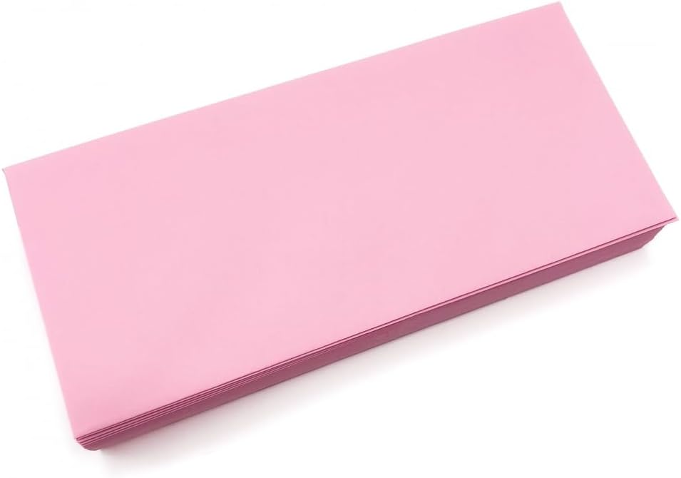 Limited Papers (TM) No. 10 Regular Standard Mailing Envelope - Pastel - Soft - 24 Pound (4.8 inch x 9.5 inch) - Announcement, Invoices, Checks, Letters, Contracts, Business Envelopes (Pink, 250)