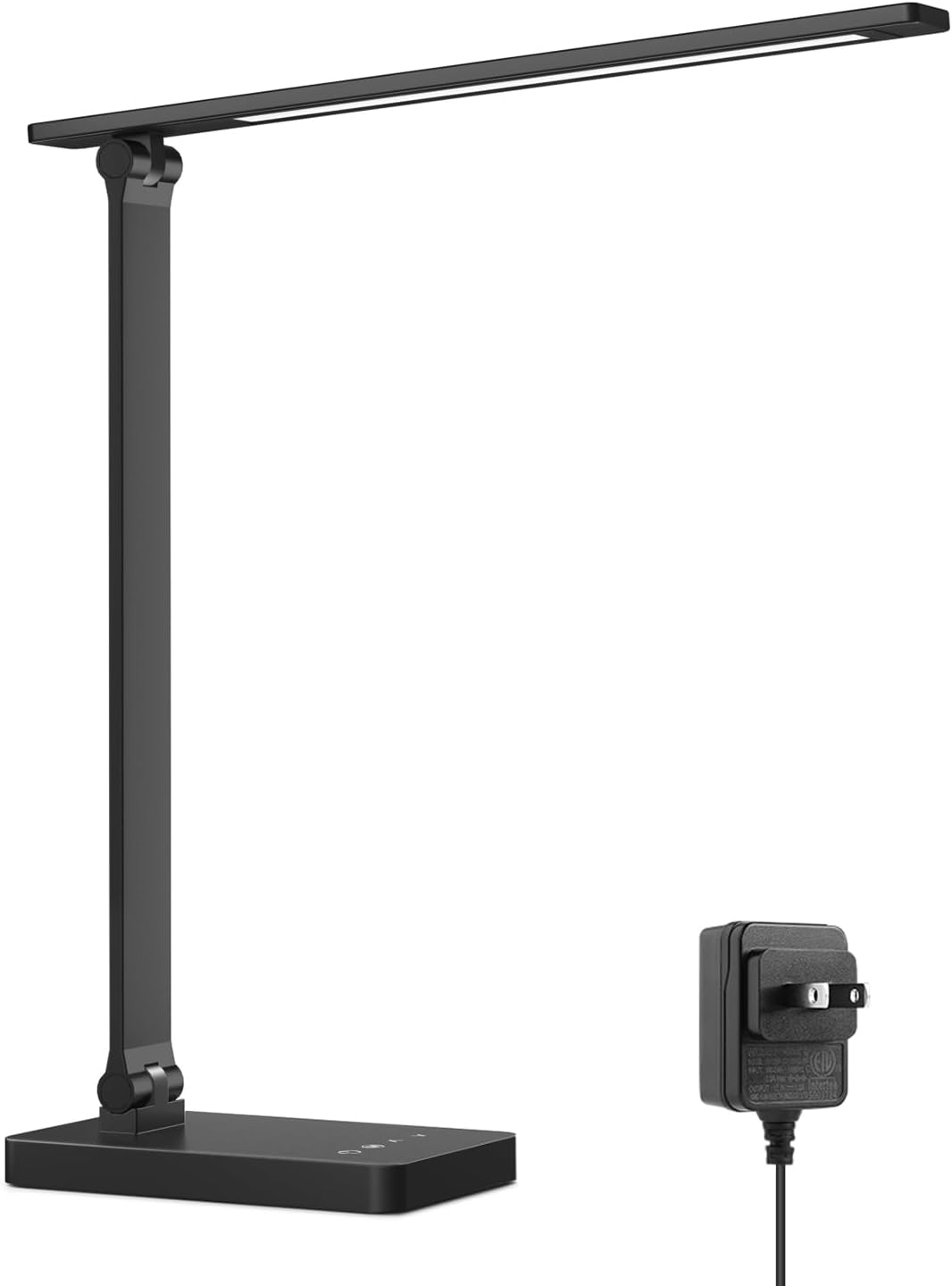 Lepro LED Desk Lamp for Home Office, 9.5W 750LM Metal Touch Control Desk Light, 5 Color Modes 5 Brightness Level, Eye Caring Task Lamp For Reading, Sewing, Crafts, School Supplies, Puzzle Light, Black - Lumora Desk
