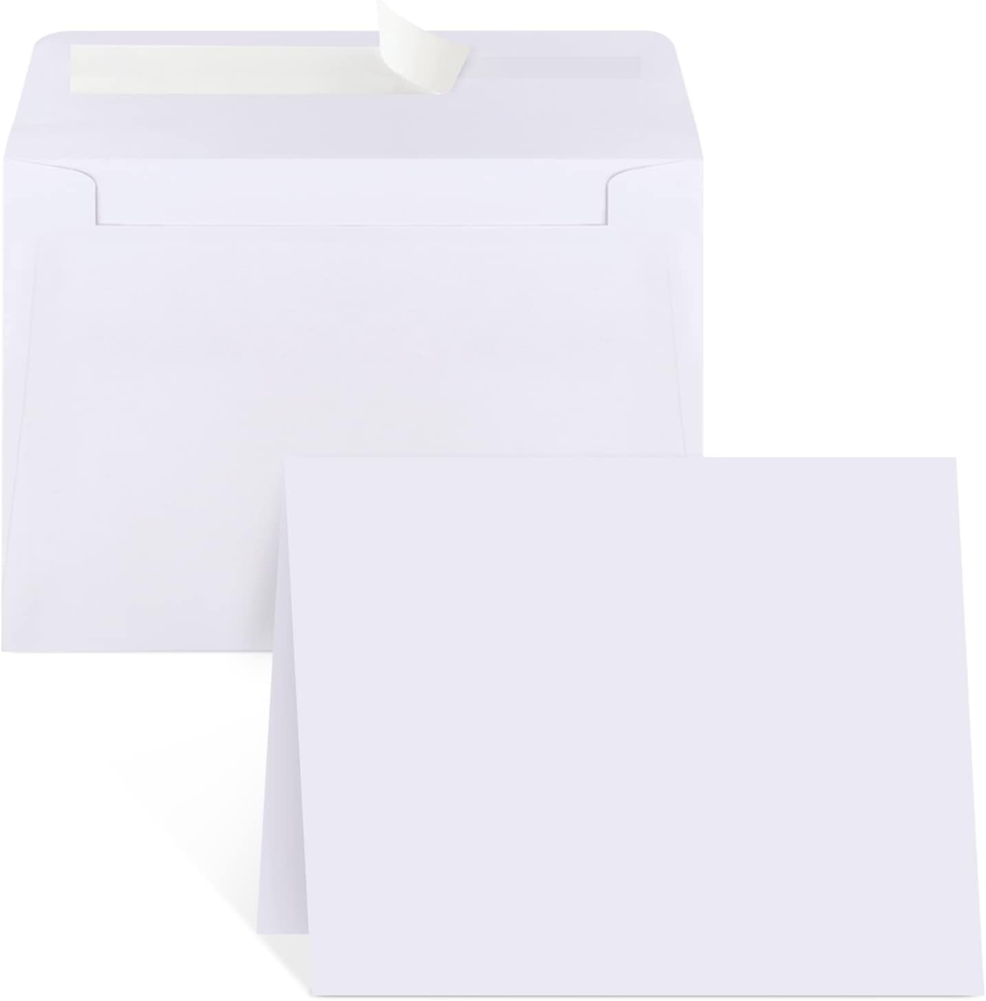 Joyberg Blank Cards and Envelopes 4x6, 30 Pack White Invitation Cardstock with 30 Pack Envelopes, Self-Seal Thank you Blank Greeting Cards and Envelopes, for All Occasions DIY, Print custom - Lumora Desk