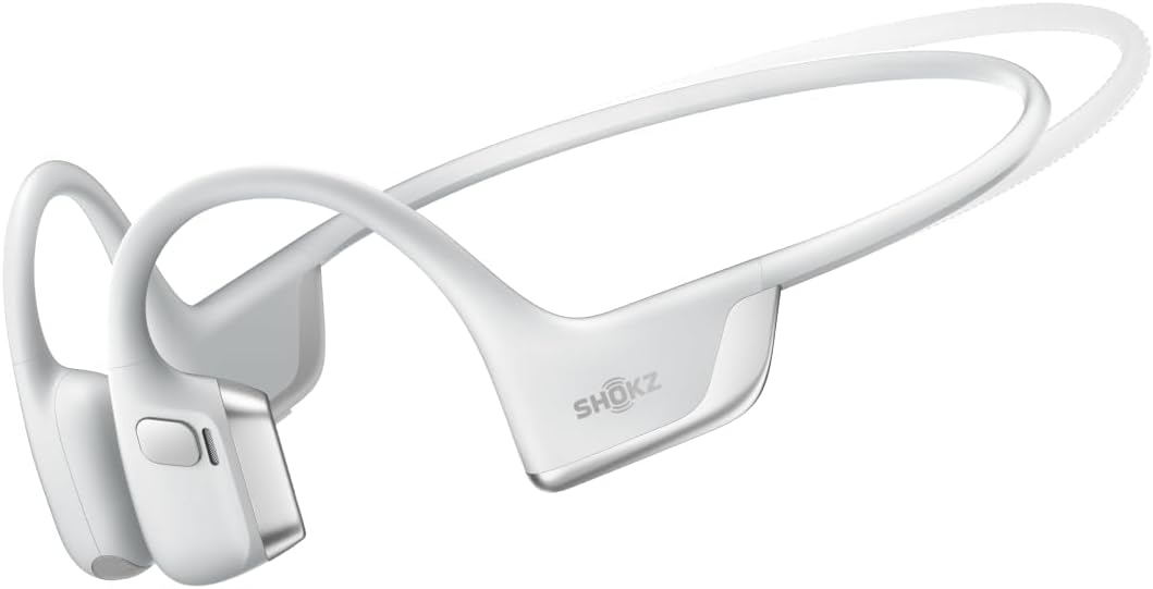 SHOKZ New OpenRun Pro 2 - Open-Ear, Bone Conduction Sport Headphones - with Reflective Strip - Sweat Resistant, Workout Headphones - Secure, Wireless, Comfortable Fit-Deep Bass and Smart Mic App