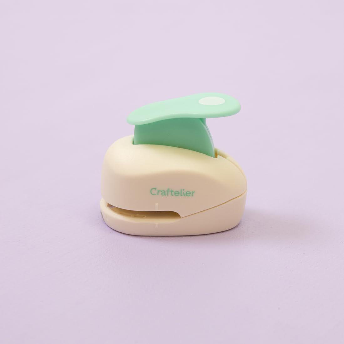Craftelier - 3/8 Inch Circle Punch with Lever Press | Shape Hole Puncher for Paper Crafts | Round Hole Punch to Create Scrapbooks, DIY Cards & Journals | Mini Hole Punch for Paper & Cardstock.