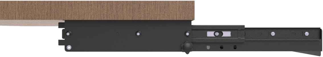Sliding Keyboard Tray Under Desk, Pull-Out Keyboard and Mouse Tray, 27 x 9.8 inches Large Platform Slide-Out Computer Drawer for Typing, Metal, Black
