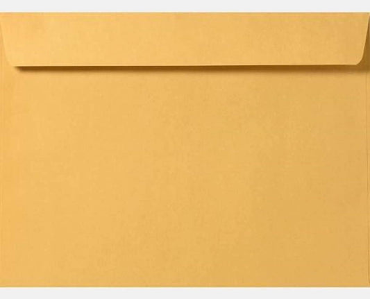 Limited Papers (TM) Booklet Envelopes, (Open Side) Brown Kraft, Gummed Seal, 28 Pound, Heavyweight, for Mailing and More. (500, 6 x 9.5)