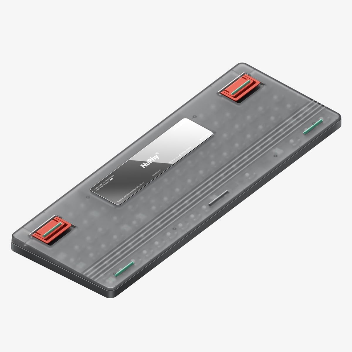 nuphy Air96 V2 Wireless Mechanical Keyboard,100 Keys RGB Backlit Keyboard,Supports Bluetooth 5.1,2.4G and Wired Connection,for PC/Laptop/Windows/Mac -Grey Gateron Aloe Switch
