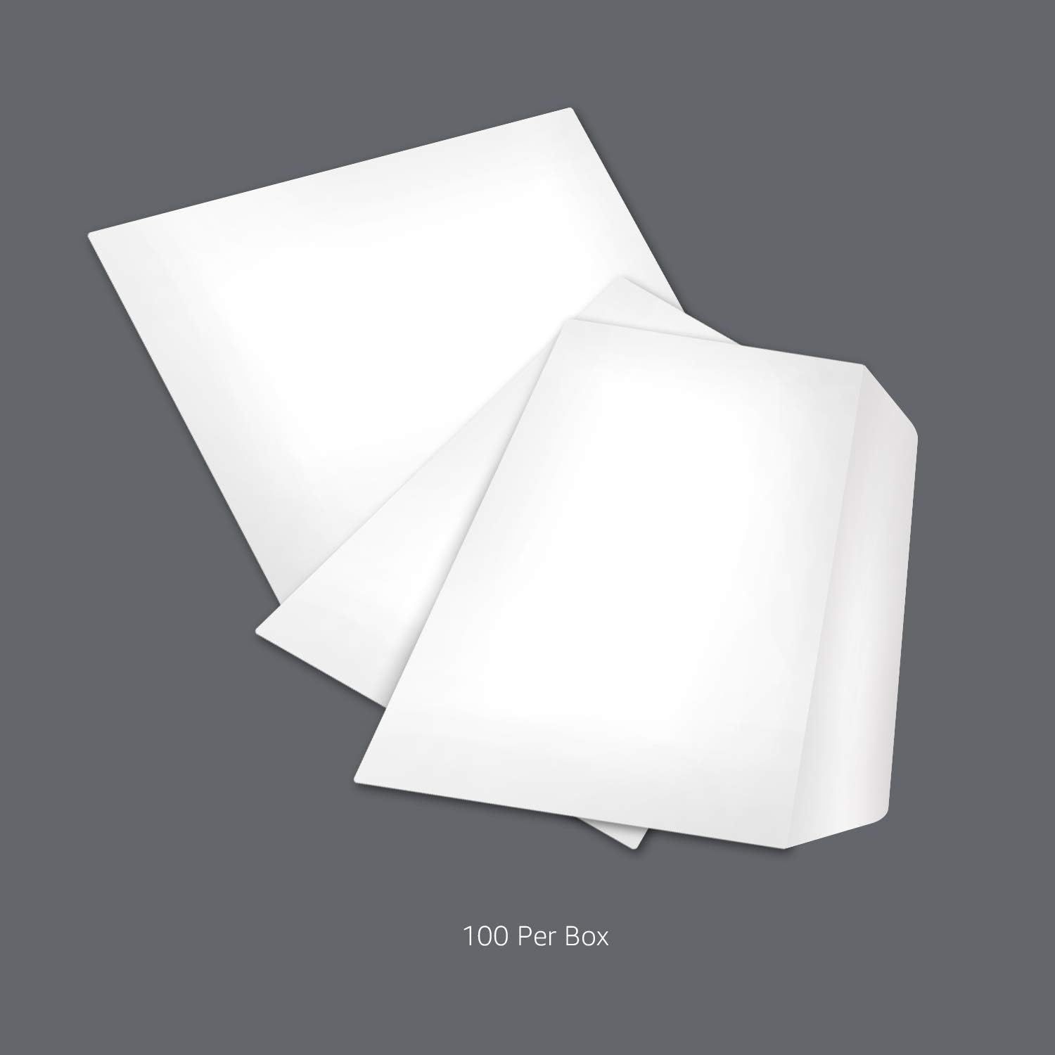 Amazon Basics Security Self-Seal Mailing Envelope, White, 6 3/4, 100-Pack - Lumora Desk