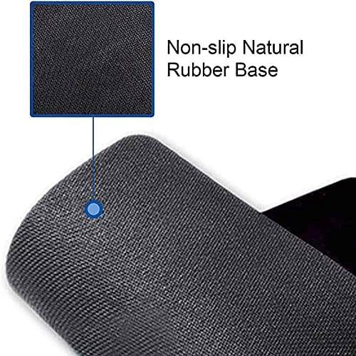 2024 Calendar Horizontal Non-Slip Rubber Mouse Pad， Calendar Black Mouse Mat Mouse Pad Office Gaming Mousemat 9.5 inch x 7.9 inch