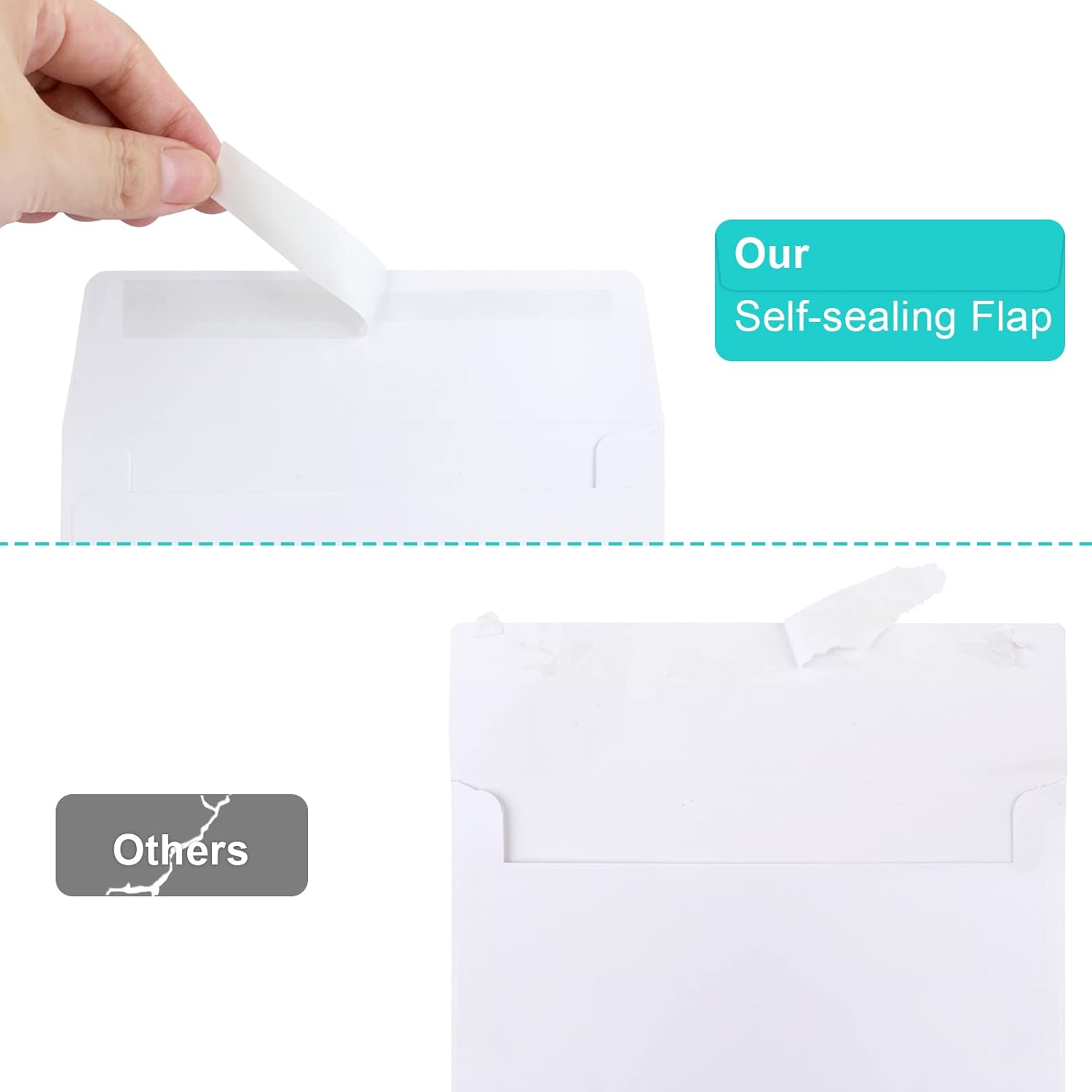 70 Packs Invitation Envelopes, A2 Envelopes White, Postcard Envelopes, Envelopes for 4.5x5.5 Cards, Envelopes for Invitations, Envelopes Self Seal for Photos RSVP, Greeting Cards - Lumora Desk