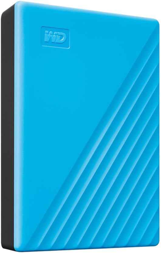 WD 4TB My Passport, Portable External Hard Drive, Blue, backup software with defense against ransomware, and password protection, USB 3.1/USB 3.0 compatible - WDBPKJ0040BBL-WESN