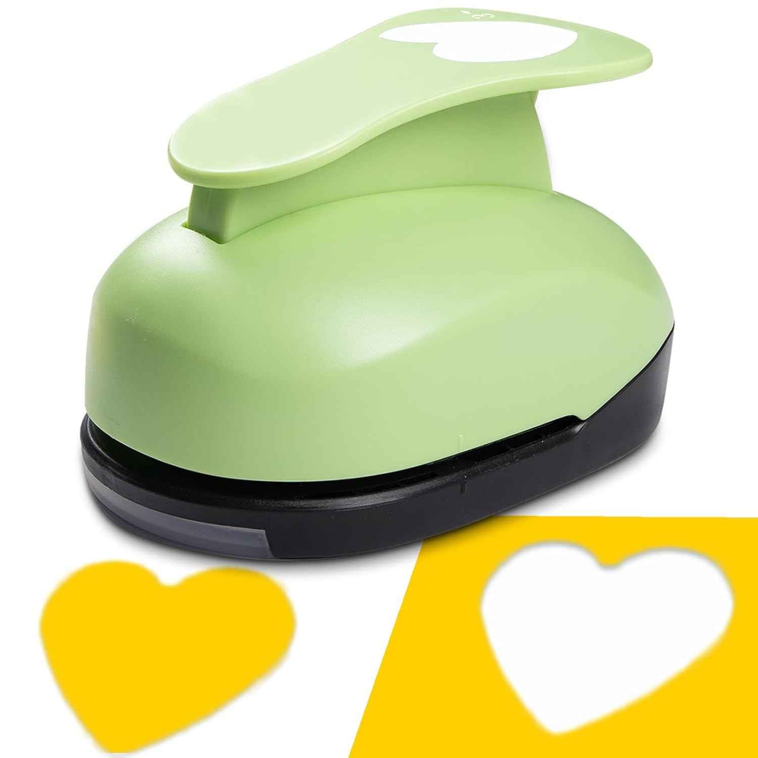 Heart Hole Punch, 3 inch Heart Punch, Hearts Punches for Paper Crafts, Hearts Paper Punch, Heart Shaped Hole Punch, HeartCraft Punches, Large Shape HeartPunch for Cardstock, Scrapbooking