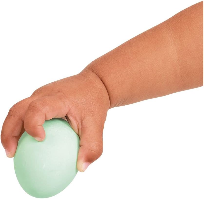 Colorations Chunky Chalk Eggs, Set of 18, for Kids and Toddlers, Easy Grip, Non-Toxic, Assorted Colors, 2 1/8 X 1 1/2 inches, Outdoor Play, Create, Drawing, Assorted Set (CHALKEGG)