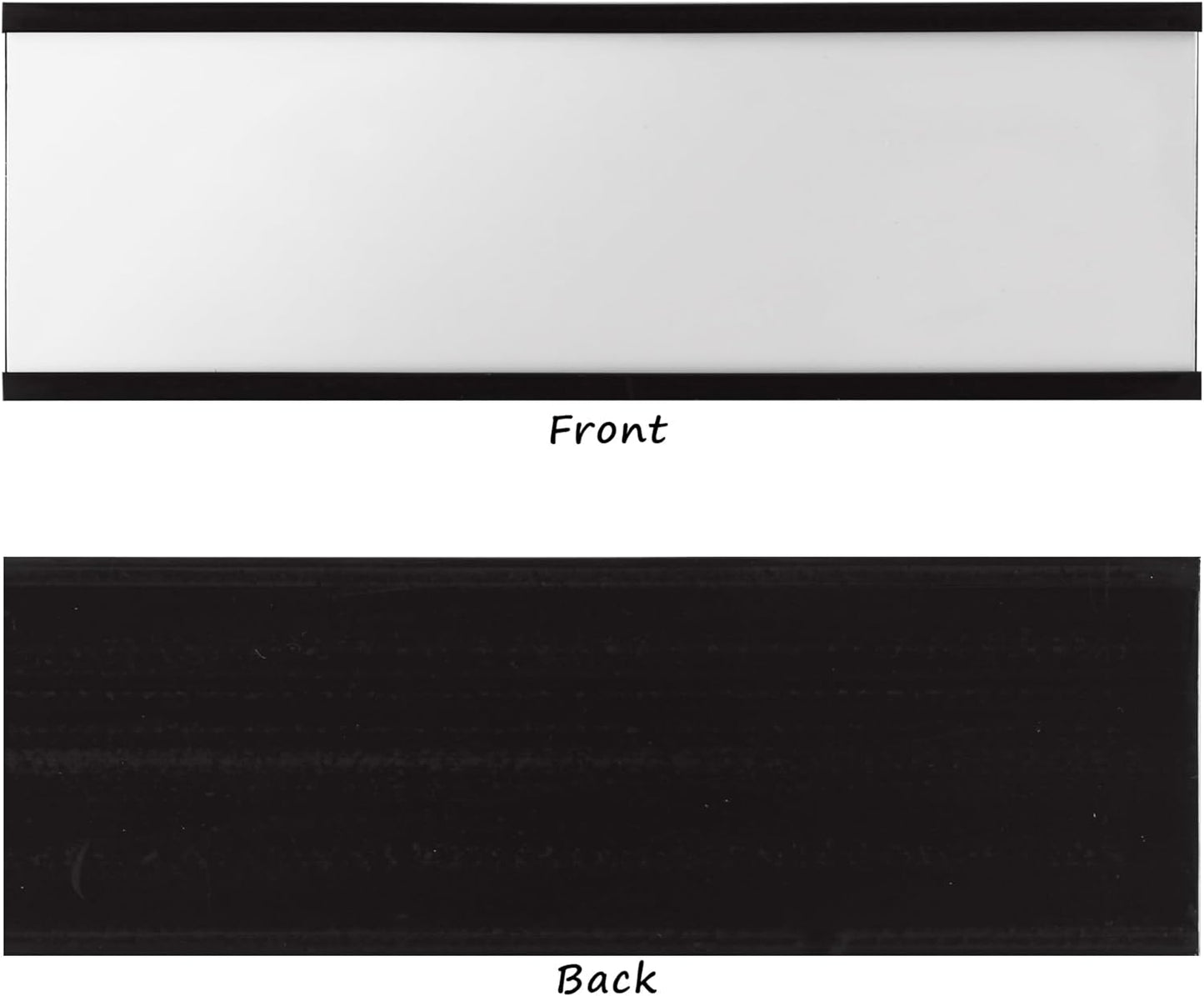 Realth C Channel Magnetic Label Holders 30 Pack 3'' x 5'' with Paper Inserts and Clear Plastic Protectors, Magnetic Data Card Holders File Cabinet Labels for Metal Racks and Shelves