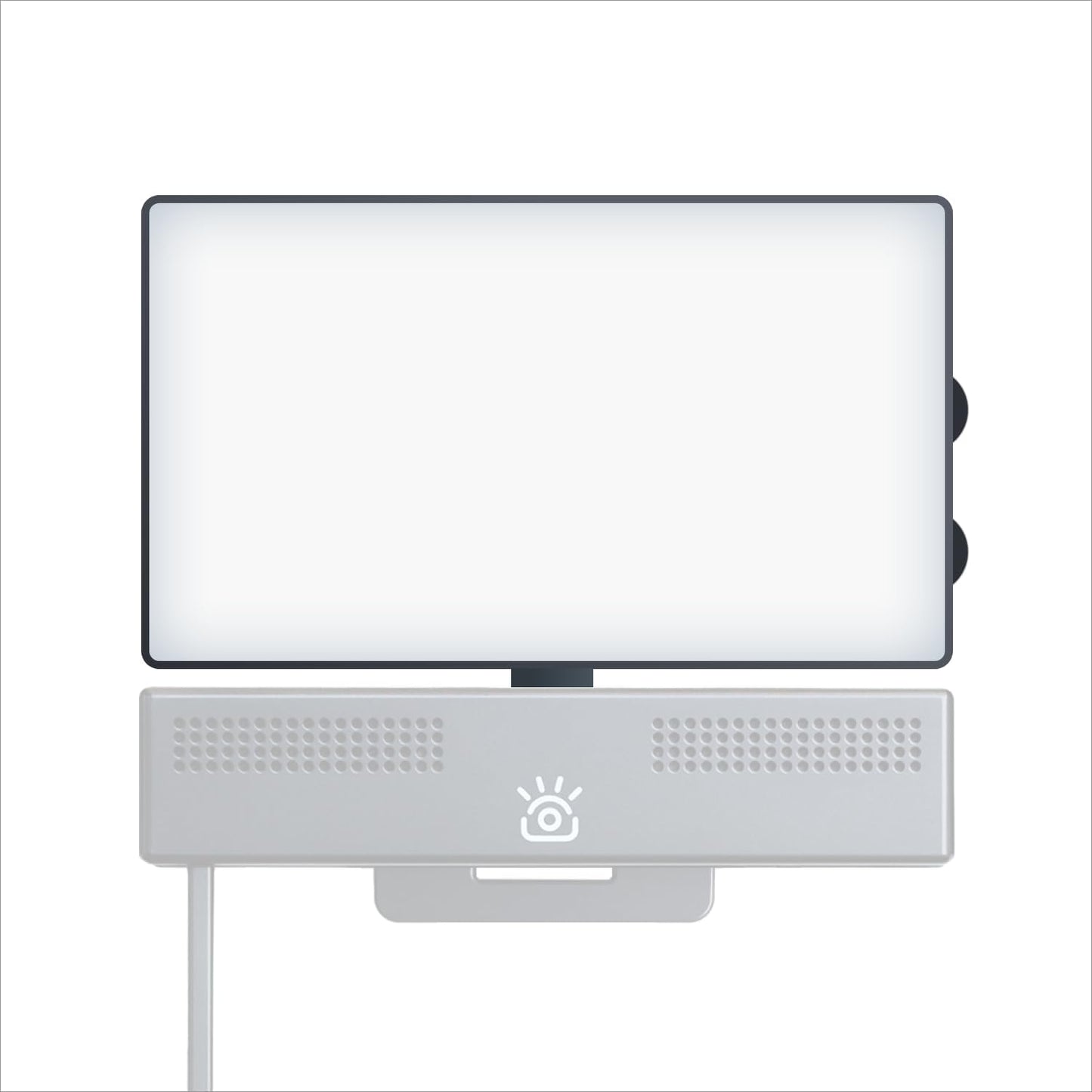 iContact Camera Pro 4K HD Webcam with Eye Contact, Noise Cancelling Mic, Plug and Play USB for Mac & PC Zoom Certified, Works with Teams, Meet, Streaming, and Video Calls (Light Panel)