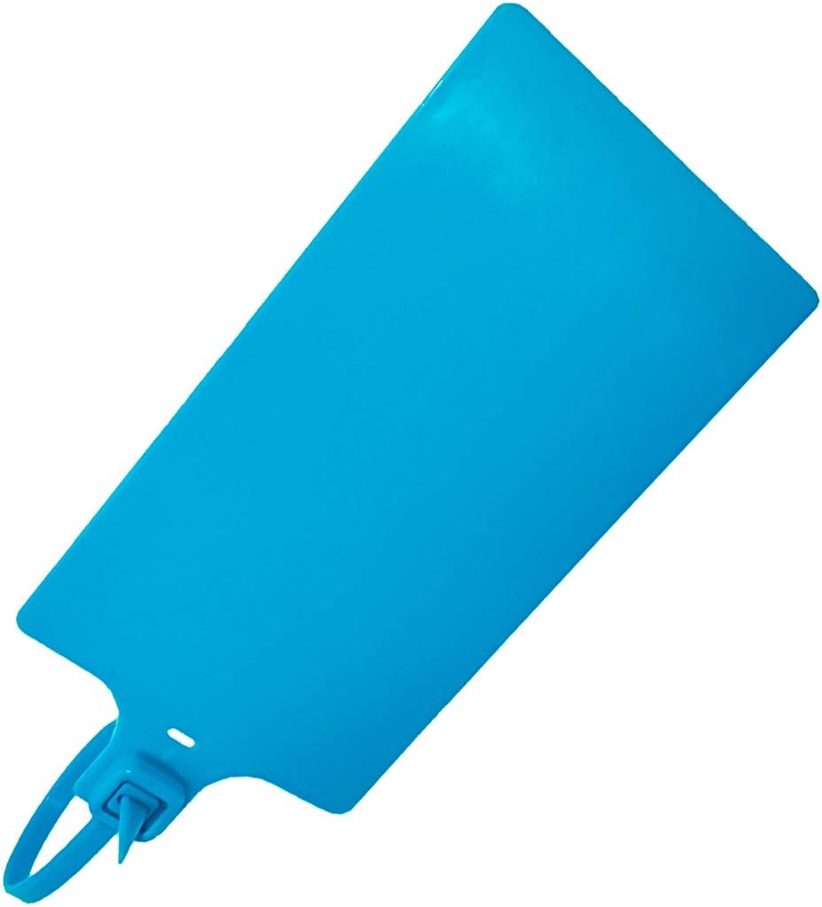 Plastic Seals Shipping Tags Logistics Use Big Sign Tie Large Label Tie, 255 mm Total Length, Package of 100 pcs (Blue)