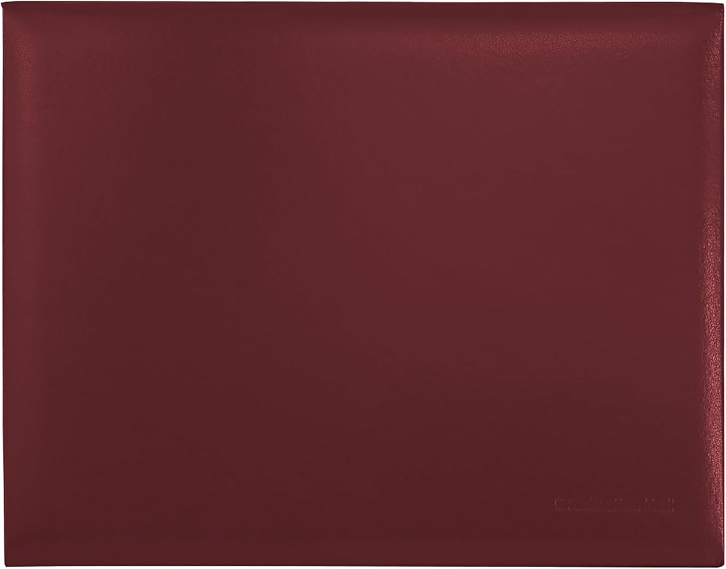 GraduationMall 8.5"x11" Smooth Padded Diploma Cover Certificate Holder Maroon,6-Packs