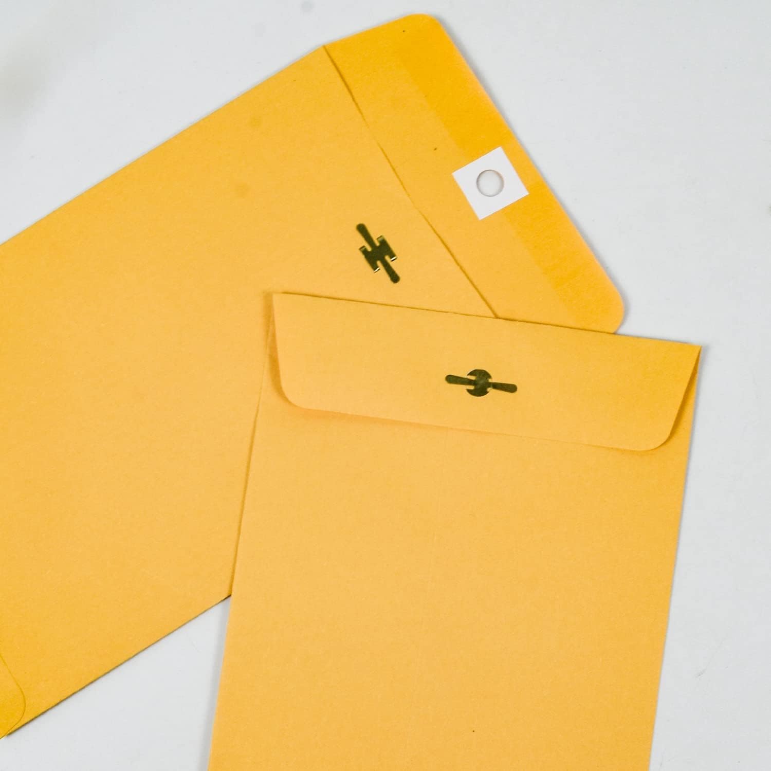 6” x 9” Clasp Envelopes with Gummed Seal Brown Kraft Catalog Envelopes Clasp Mailing Envelopes for Home, Office, Business 28 lb Kraft Paper,Pack of 30 - Lumora Desk