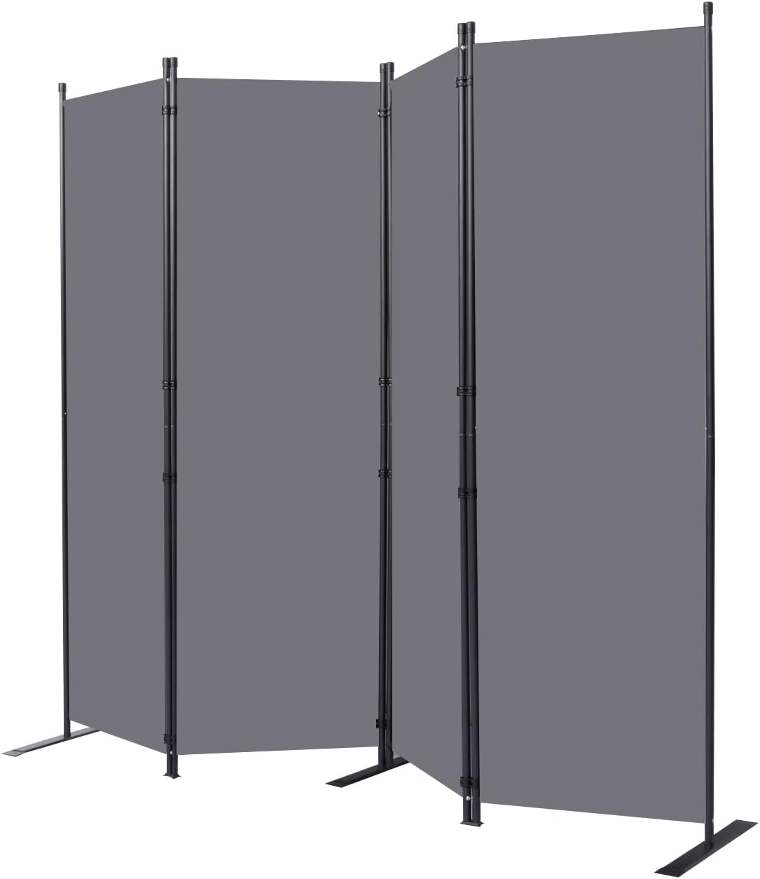 Room Divider 6FT Portable Room Dividers and Folding Privacy Screens, 88'' W Fabric Divider for Room Separation, 4 Panel Partition Room Dividers Freestanding Wall Divider Screen for Dorm Studio Office