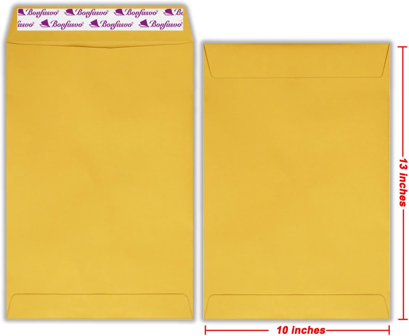 300 Pack 10x13 Brown Catalog Envelopes Peel & Seal Security Mailing Envelopes 120GSM Kraft Paper self Seal Envelopes for Invitations Papers Photos Documents Pictures Papers Files - Lumora Desk