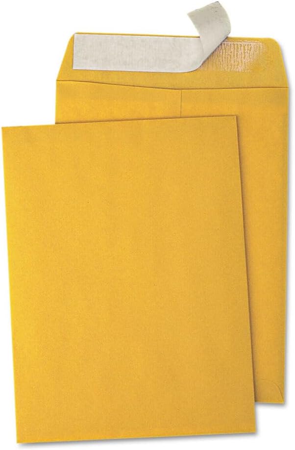 Catalog Envelopes (Open End), Brown Kraft, 28 Pound. 500 Per Pack. (Peel And Seal, 6"x9") - Lumora Desk