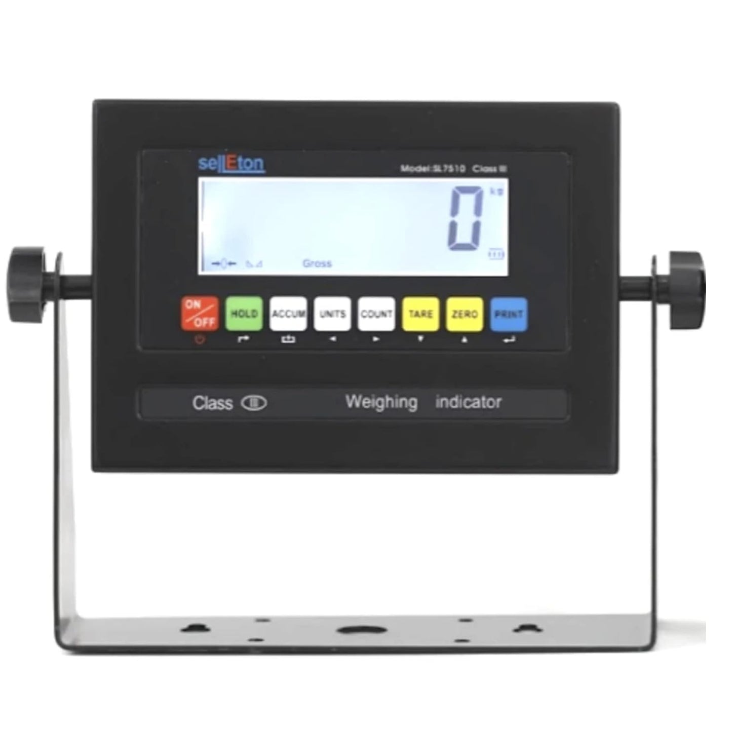 SellEton SL-7x10-1K Heavy-Duty, Industrial Floor Scale, Metal Indicator with Platform Scale (84" x 120", 1000 lbs x 0.2 lb)