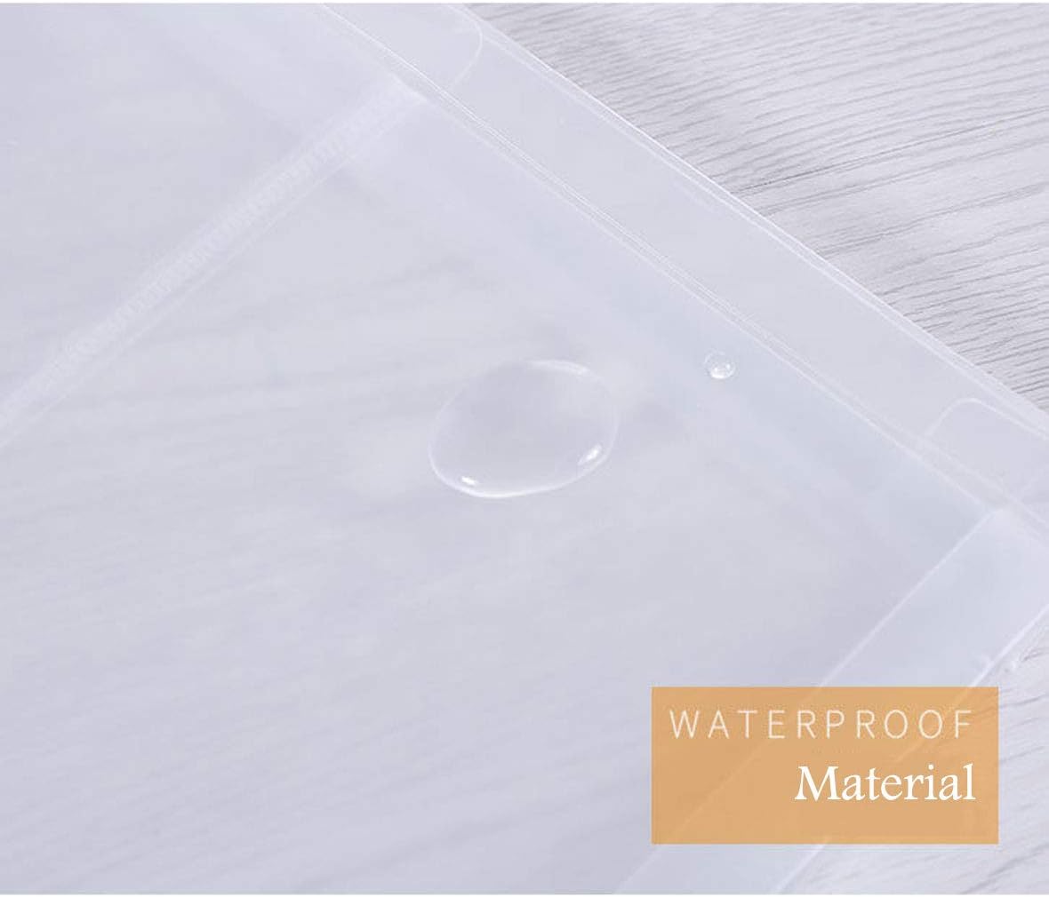 9x12 Clear Zip Plastic Envelopes File Document Paper Holder Pack of 12