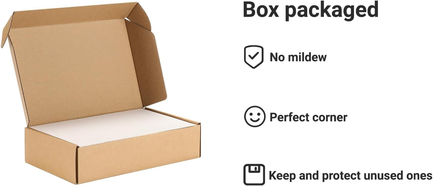 25 Pcs Book Board, Binder Board, Cover Board, Heavy Duty Chipboard for Book Binding, DIY Cardboard (White, 10 x 12.5 Inch 80PT)