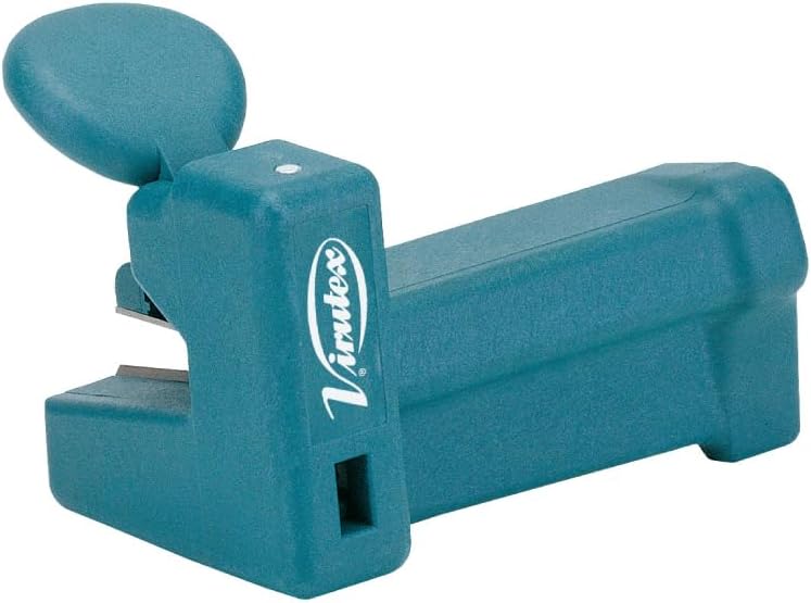 Virutex RC21E Manual End Trimmer for Edge Banding on PVC, Melamine, Polyester, Veneer with Perfect Clean Cut on All Corners, No Other Finishing Operations Required, Equipped with Twin Use Blades