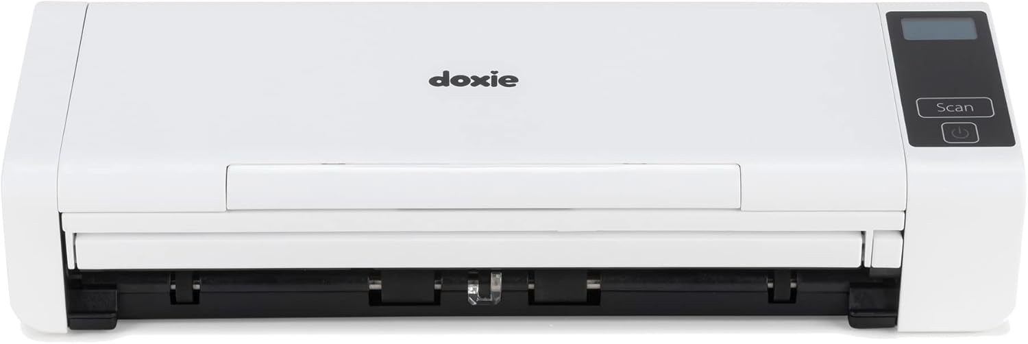 Doxie Pro DX400 - Duplex Document Scanner and Receipt Scanner for Home and Office with Amazing Software for Mac and PC - Lumora Desk