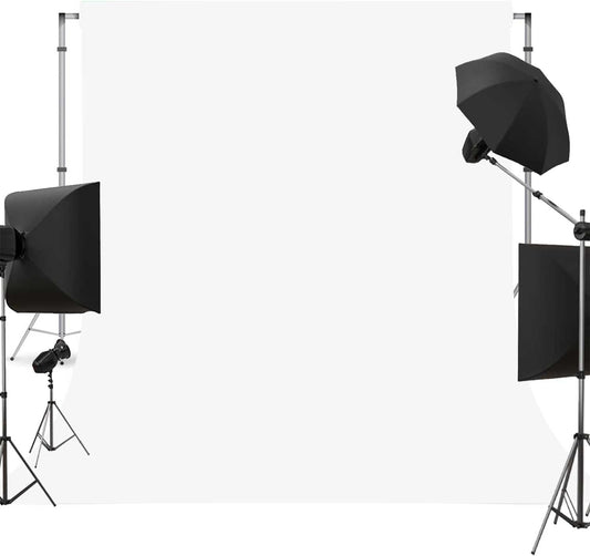 White Photo Backdrop for Photoshoot White Background for Photography Photo Backdrop Curtain for Party 8x10 FT