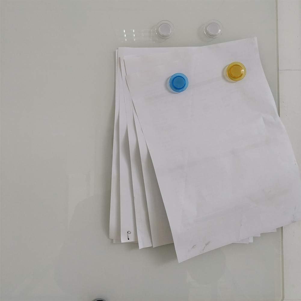 Magnets for Glass Whiteboard, Dry Erase Board, Bulletin Board, Refrigerator-Rare Earth Neodymium Magnet, Clear (9 Pack)